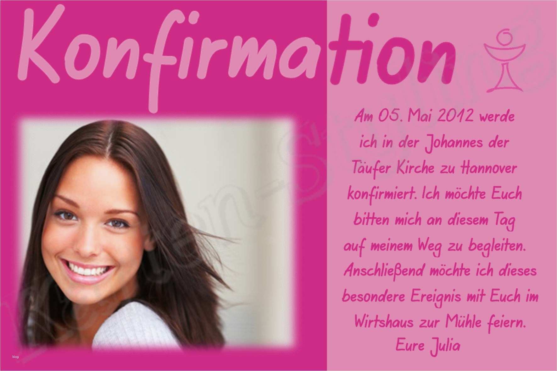 Einladung Konfirmation Vorlage Kostenlos Luxus Einladungskarten Konfirmation Einladungskarten