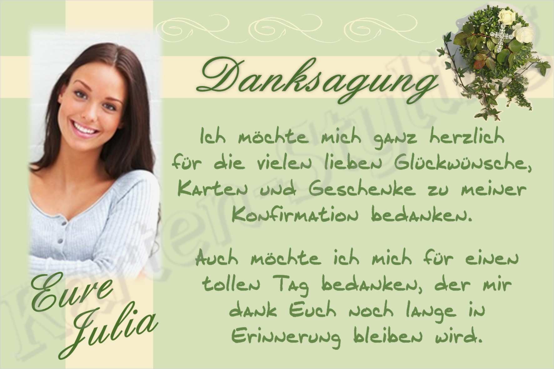 Einladung Konfirmation Vorlage Word Elegant 10 Foto Einladung Danksagung Konfirmation Kommunion Karte