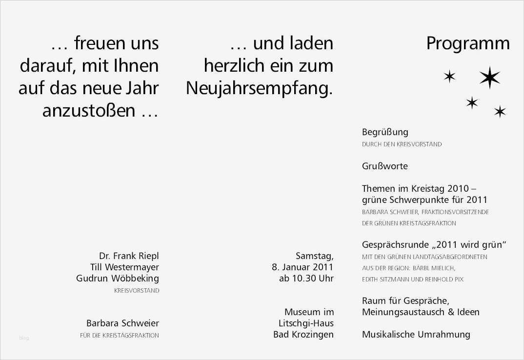 Einladung Neujahrsempfang Vorlage Gut Neujahrsempfang 8 Januar 2011