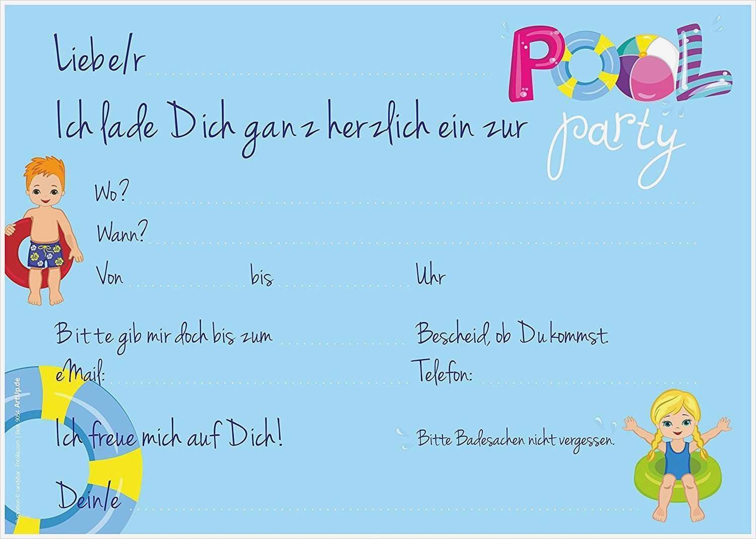 Einladung Party Vorlage Kostenlos Schönste Einladung Zum Kindergeburtstag Schreiben