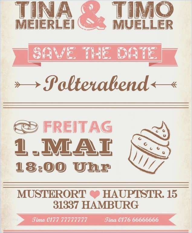Einladung Polterabend Vorlage Kostenlos Schön Einladung Polterabend Muster – Travelslow