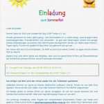 Einladung sommerfest Vorlage Kostenlos Cool Einladung Zum sommerfest – Biblesuite