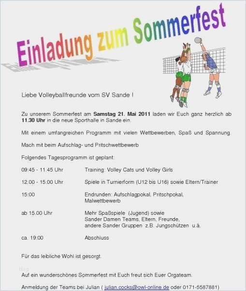 Einladung sommerfest Vorlage Kostenlos Cool Vorlage Einladung sommerfest – Travelslow