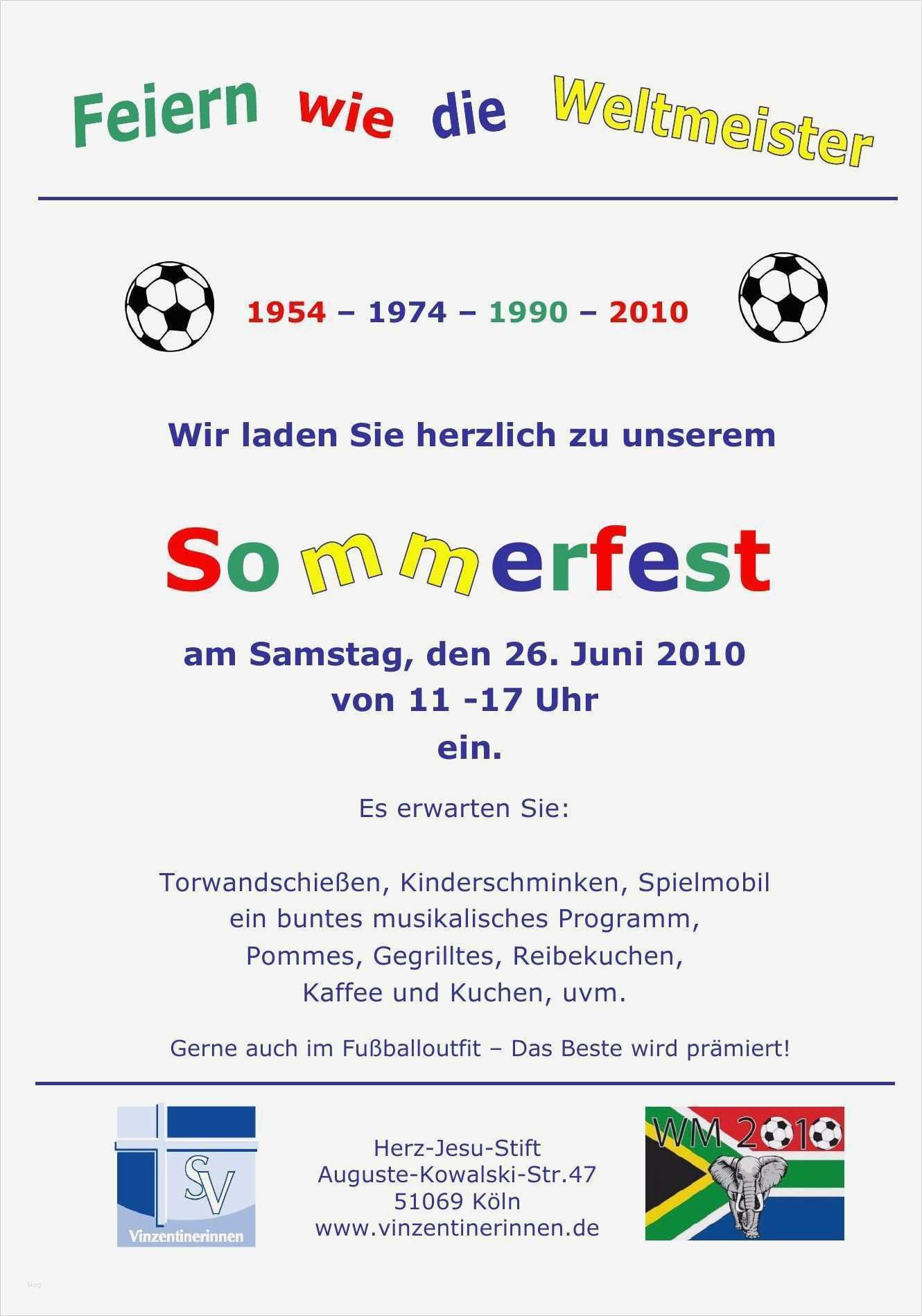 Einladung sommerfest Vorlage Kostenlos Hübsch Einladung Ausflug Text