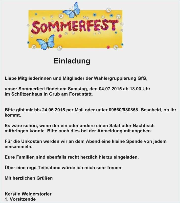 Einladung sommerfest Vorlage Kostenlos Schön Vorlage Einladung sommerfest – Travelslow
