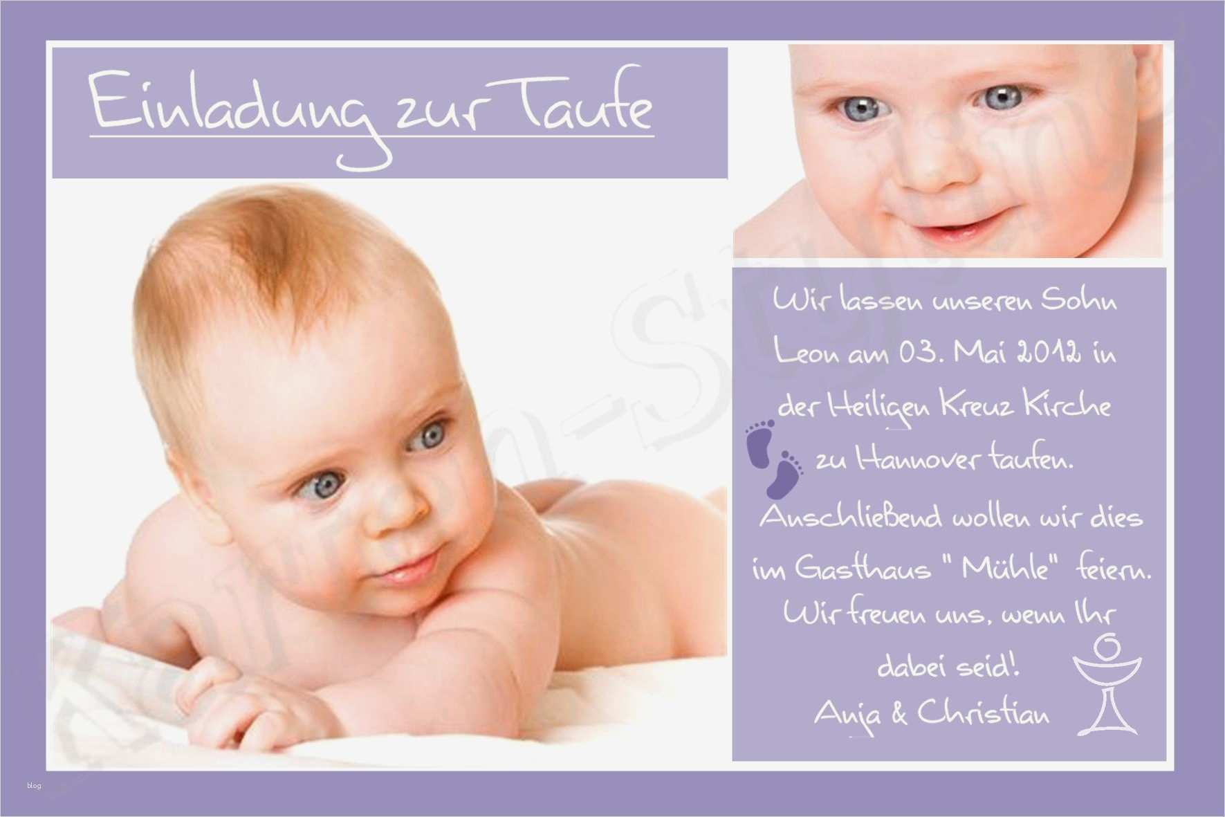 Einladung Taufe Vorlage Kostenlos Großartig Einladungskarten Zur Taufe