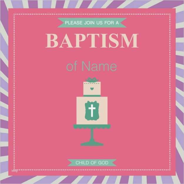 Einladung Taufe Vorlage Kostenlos Gut Rosa Taufe Einladung Karte