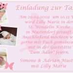 Einladung Taufe Vorlage Wunderbar Einladung Zur Taufe