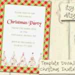 Einladung Weihnachten Vorlage Genial Diy Weihnachten Einladung Vorlage Printable Einfach Zu