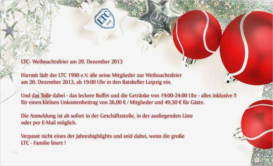 Einladung Weihnachtsfeier Vorlage Kostenlos Wunderbar Leipziger Tennisclub 1990 E V Ltc Weihnachtsfeier 2013