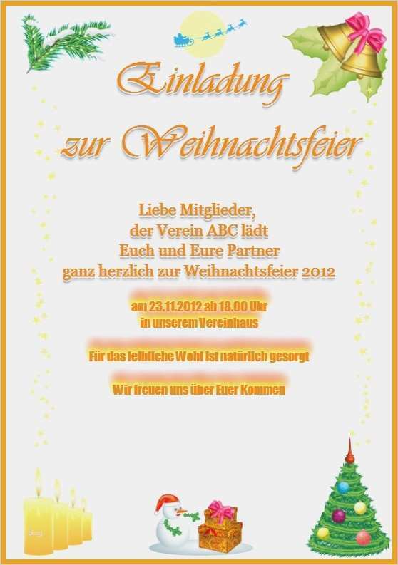 Einladung Weihnachtsfeier Vorlage Schule Luxus Witzige Einladung Zur Weihnachtsfeier Lustige Einladung