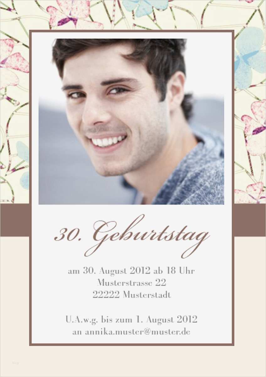 Einladung Zum 30 Geburtstag Vorlagen Kostenlos Bewundernswert Einladung Zum 30 Geburtstag
