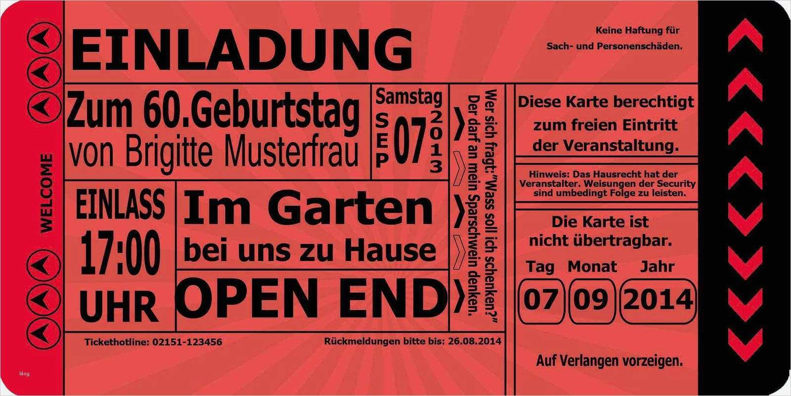 Einladung Zum 60 Geburtstag Vorlagen Inspiration Einladungskarten Zum 60 Geburtstag