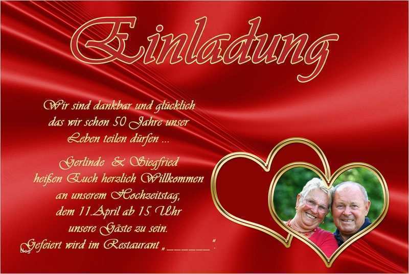 Einladung Zur Goldenen Hochzeit Vorlagen Kostenlos Bewundernswert Einladung & Einladungskarten Goldene Hochzeit