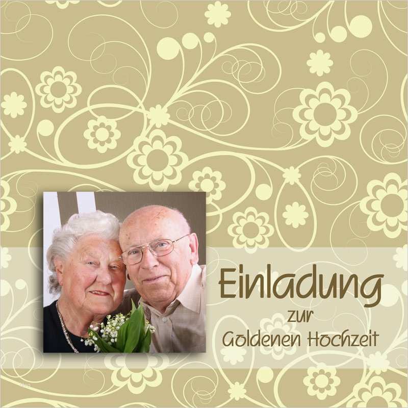 Einladung Zur Goldenen Hochzeit Vorlagen Kostenlos Erstaunlich Einladung & Einladungskarten Goldene Hochzeit