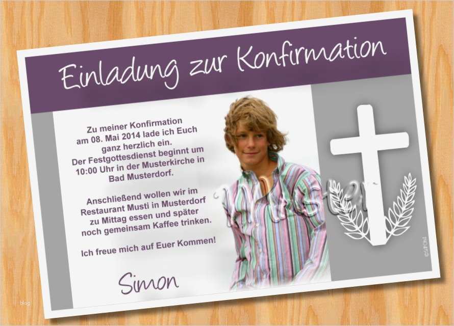 Einladung Zur Kommunion Vorlagen Cool Ausgefallene Fotokarten Einladung Konfirmation Kommunion
