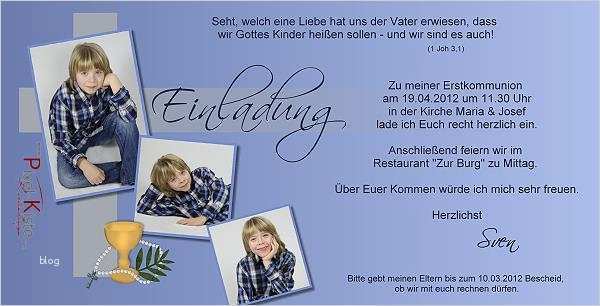 Einladung Zur Kommunion Vorlagen Fabelhaft Einladungskarten Kommunion Konfirmation