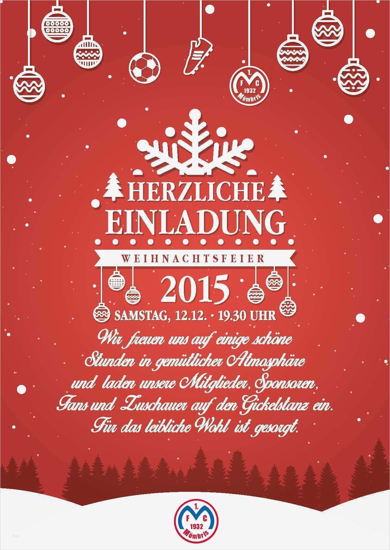 Einladung Zur Weihnachtsfeier Vorlage Wunderbar Einladung Weihnachtsfeier