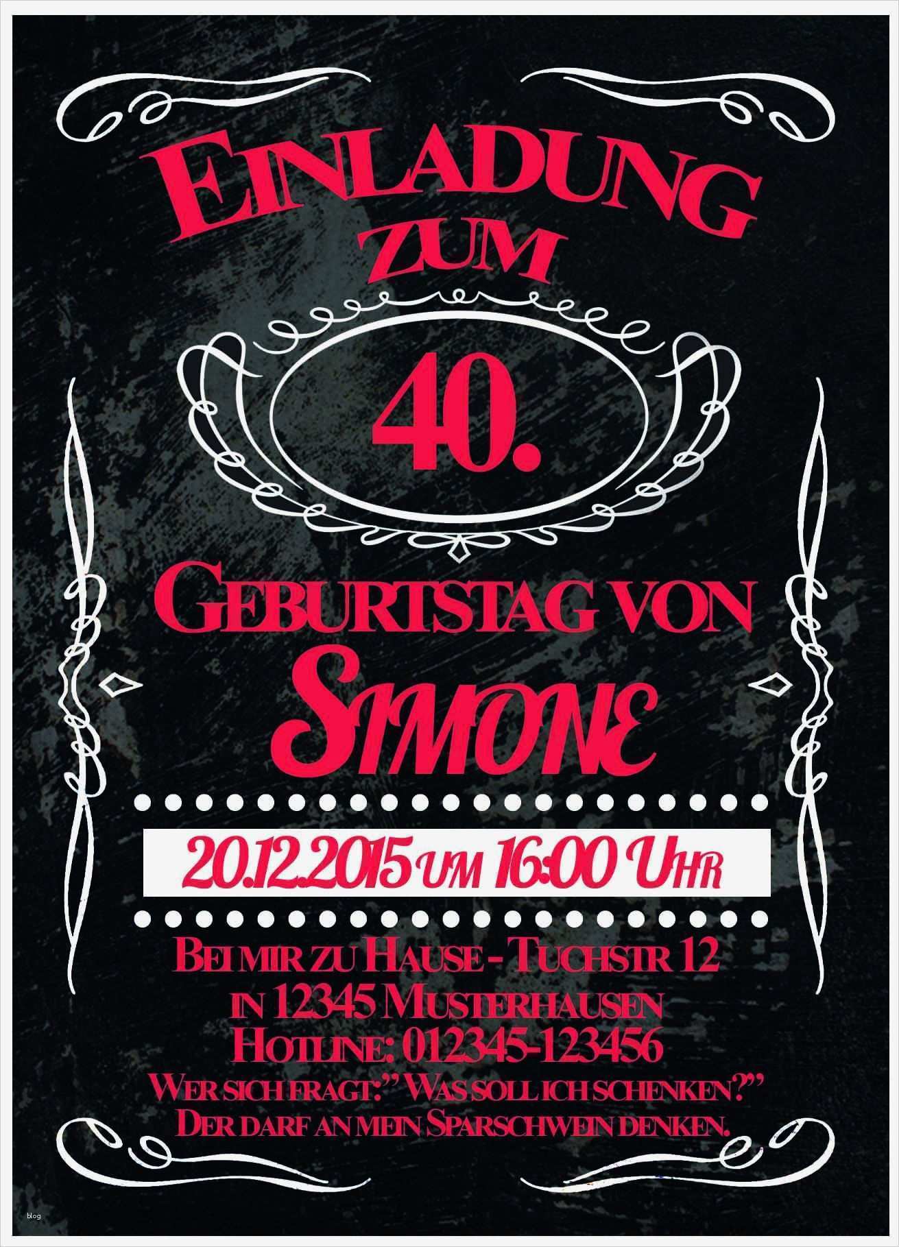 Einladungen 40 Geburtstag Vorlagen Kostenlos Zum Ausdrucken Wunderbar Einladungskarten Geburtstag Einladungskarten Zum 40