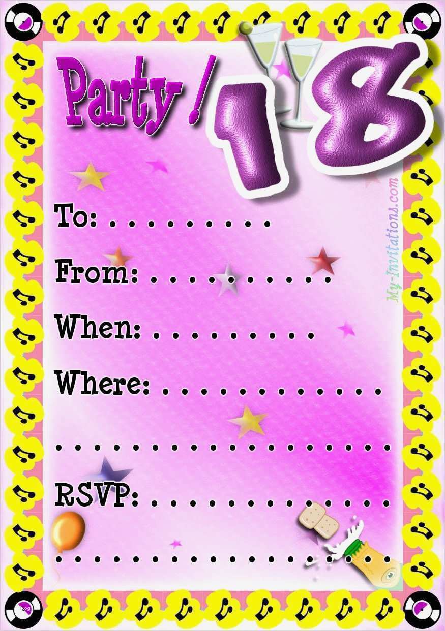 Einladungen Geburtstag Vorlagen Kostenlos Downloaden Cool Einladungskarten Zum 18 Geburtstag Kostenlos Ausdrucken