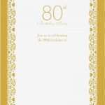 Einladungen Geburtstag Vorlagen Kostenlos Downloaden Wunderbar Einladung Zum 80 Geburtstag Vorlagen Gratis