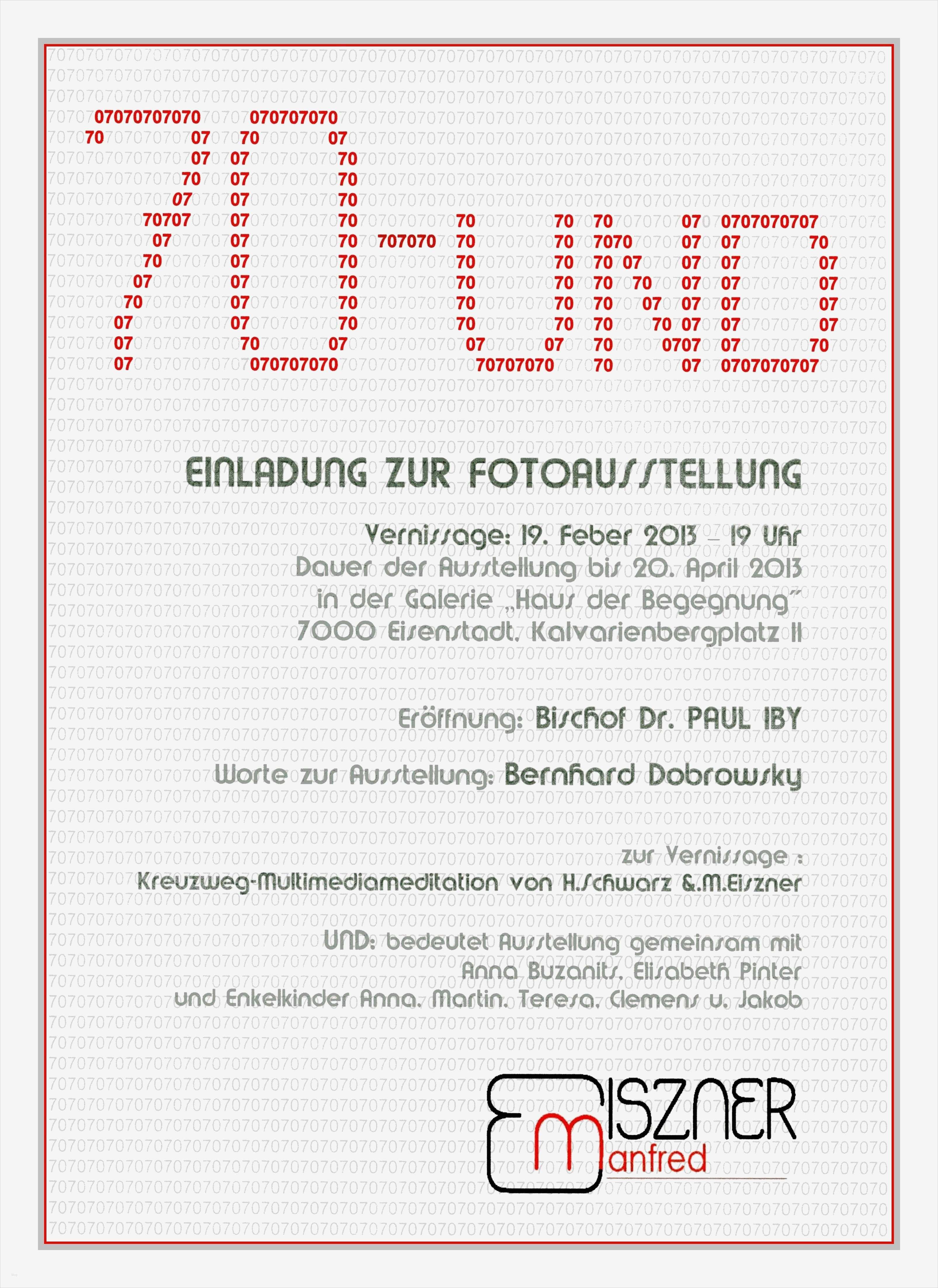 Einladungen Vorlagen Kostenlos Downloaden Einzigartig 70 Geburtstag Einladung Text