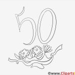 Einladungen Zum 50 Geburtstag Vorlagen Süß Einfache Malvorlage 50 Geburtstag