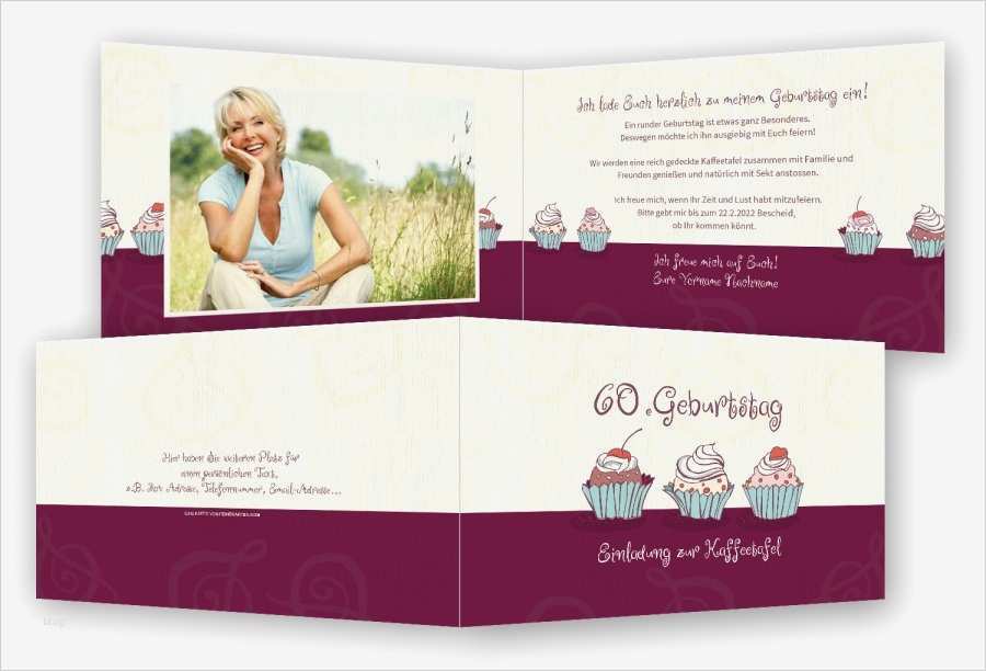 Einladungen Zum 80 Geburtstag Vorlagen Kostenlos Einzigartig Einladungskarten Zum 60 Geburtstag