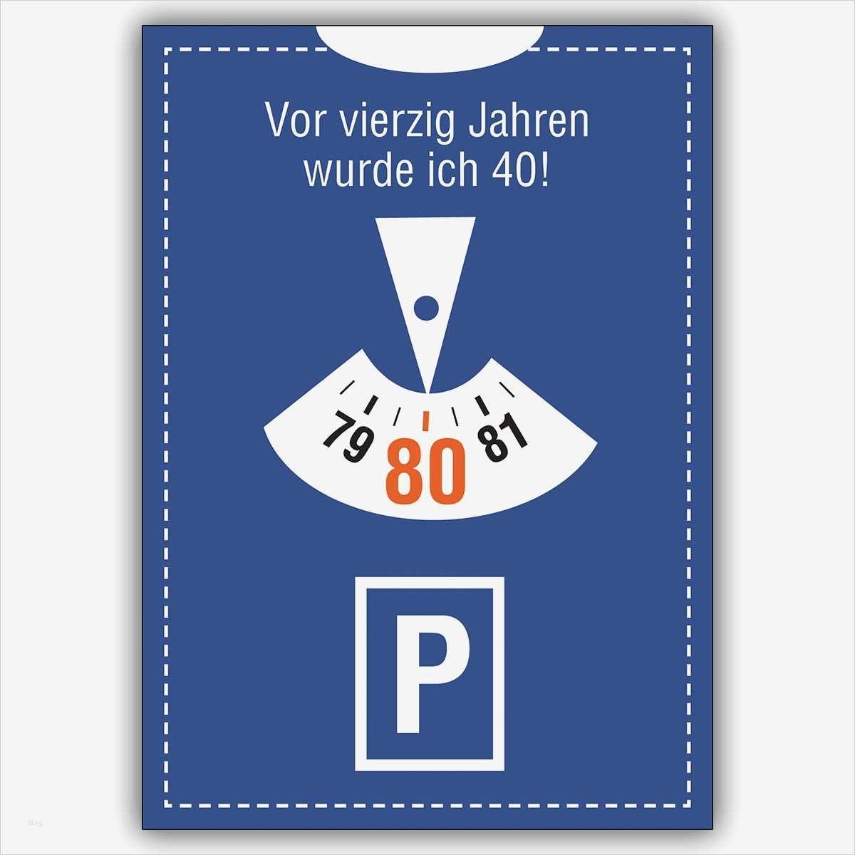 Einladungskarte 80 Geburtstag Vorlage Einzigartig Lustige Einladungskarte Zum 80 Geburtstag Im Parkuhr Look