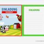 Einladungskarten A5 Vorlagen Beste Einladung Kindergeburtstag Bauernhof – Kostenlose