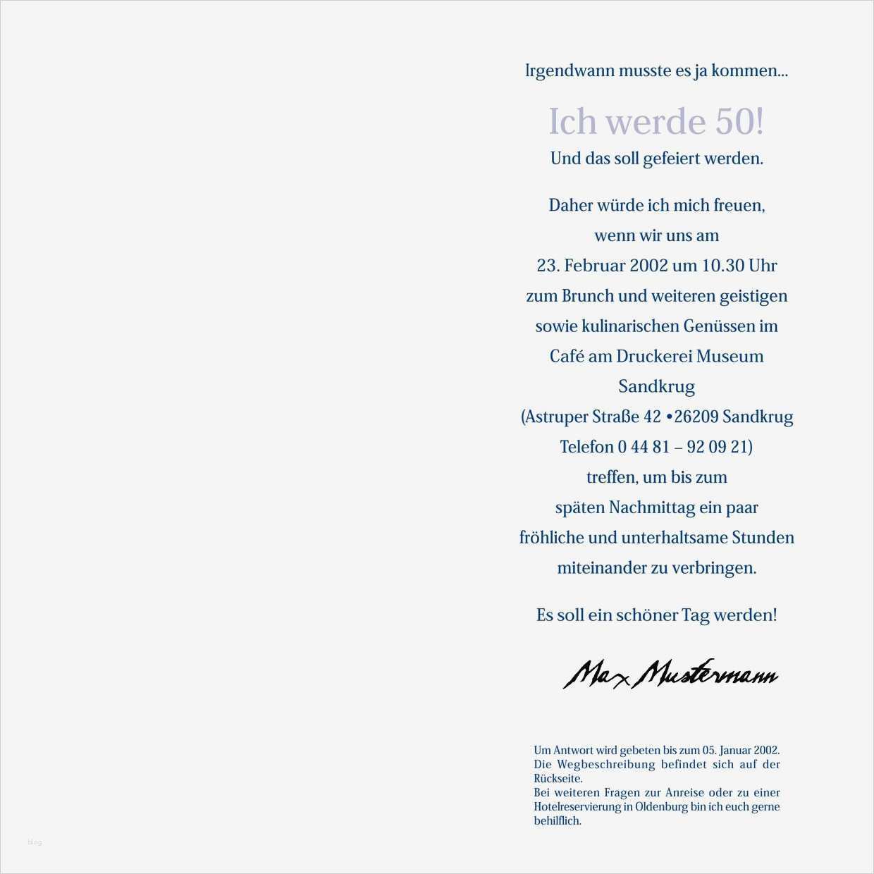 Einladungskarten Bayerisch Vorlagen Wunderbar Einladung 50 Geburtstag Text Einladung 50 Geburtstag