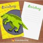 Einladungskarten Design Vorlagen Erstaunlich Einladung Kindergeburtstag Dinosaurier Kostenlos