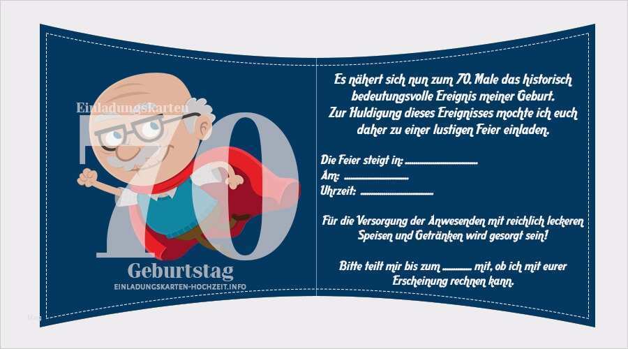 Einladungskarten Geburtstag Vorlagen Kostenlos Erstaunlich Einladung 70 Geburtstag Vorlage Vorlagen