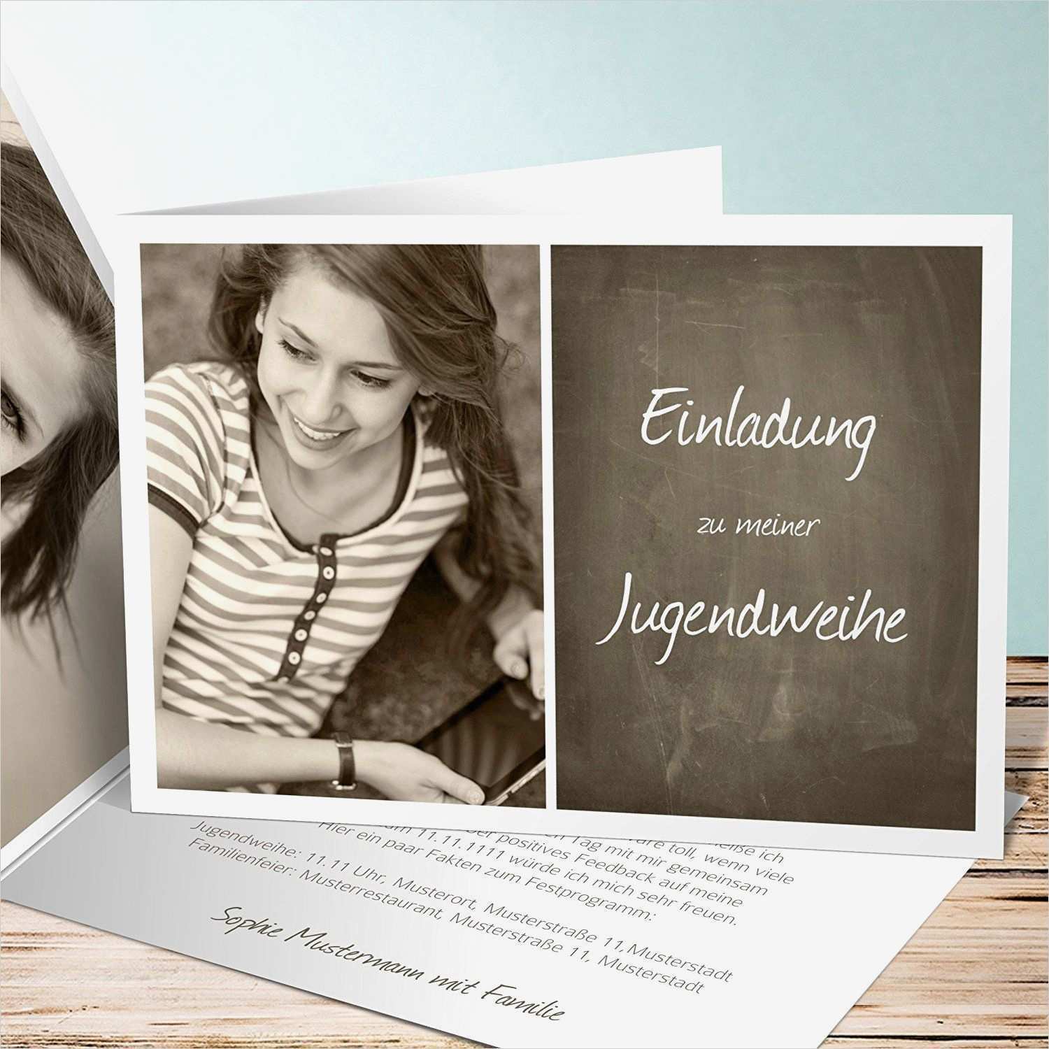 Einladungskarten Jugendweihe Vorlagen Fabelhaft Jugendweihe Einladungskarten