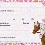 Einladungskarten Kindergeburtstag Vorlagen Zum Ausdrucken Cool Einladungskarten Kindergeburtstag Pferde Basteln