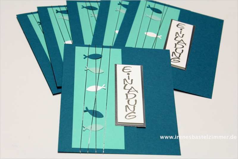 Einladungskarte zur Konfirmation Stampin Up