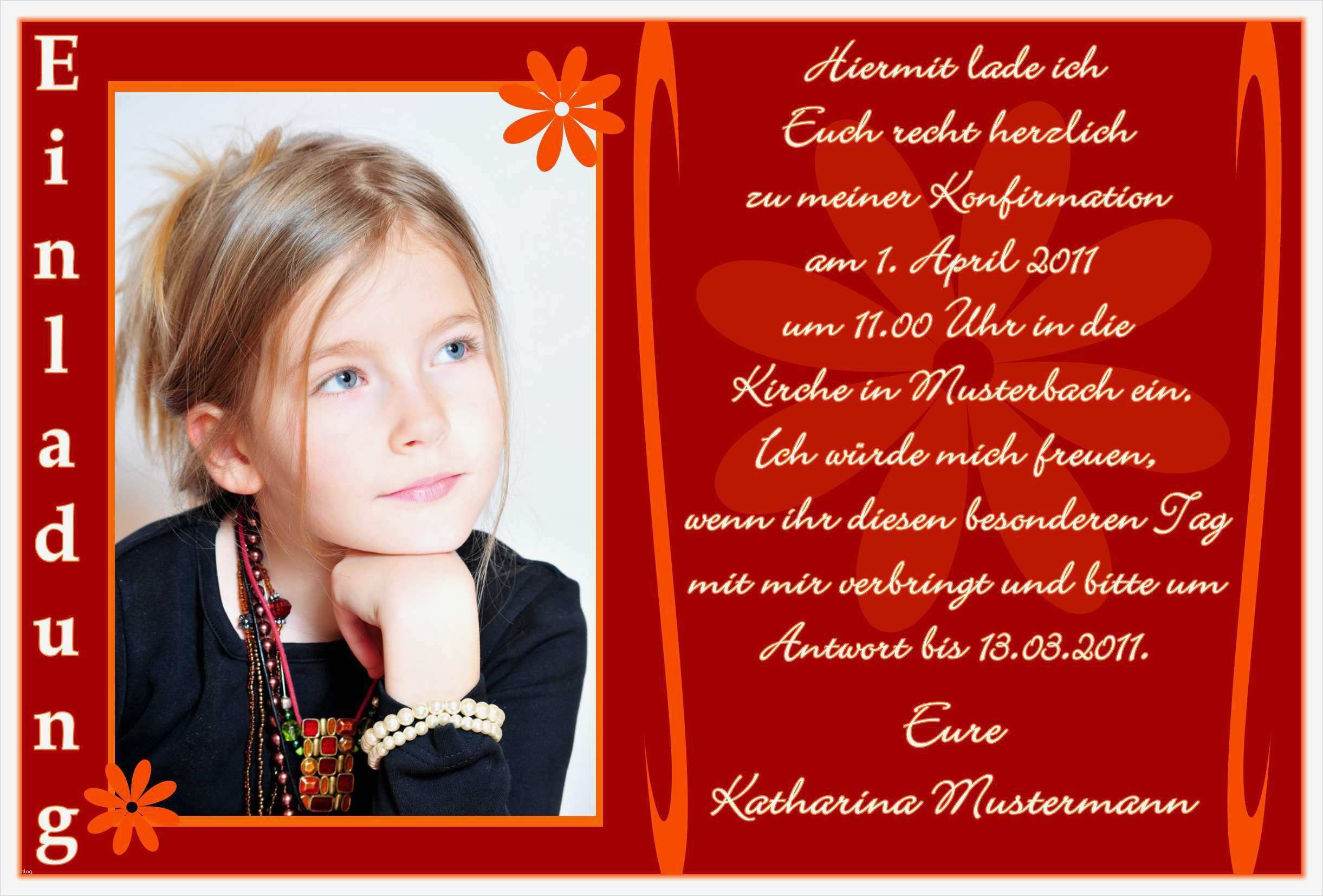 Einladungskarten Konfirmation Vorlagen Gratis Süß Konfirmation Einladungskarten Konfirmation