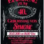 Einladungskarten Selber Drucken Vorlagen Kostenlos Schön Einladungskarten Geburtstag Einladungskarten Zum 40