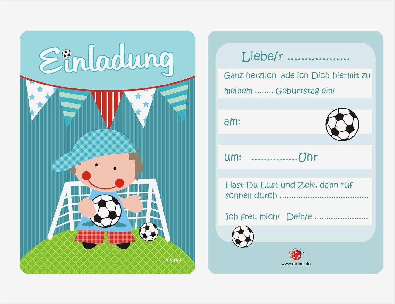 Einladungskarten Vorlagen Kostenlos Ausdrucken Wunderbar Einladungskarten Kindergeburtstag Jungen Einladung