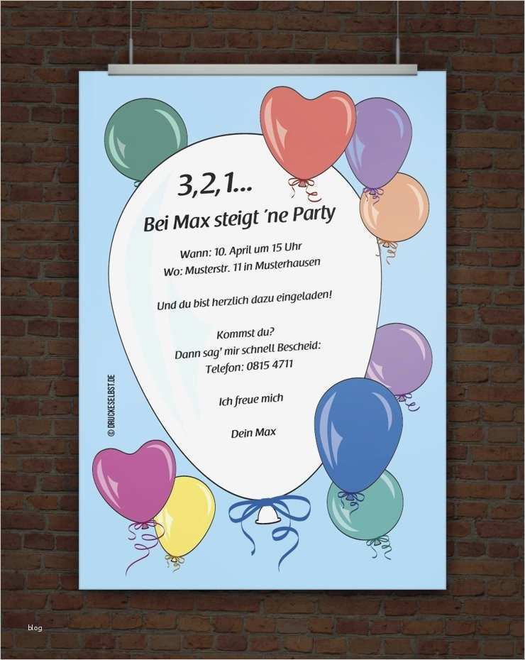 Einladungstext Kindergeburtstag Vorlage Schön Drucke Selbst Kostenlose Einladung Geburtstagsparty Mit