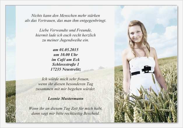 Einladungstexte Jugendweihe Vorlagen Wunderbar Einladungskarten Einladungen Jugendweihe Ein