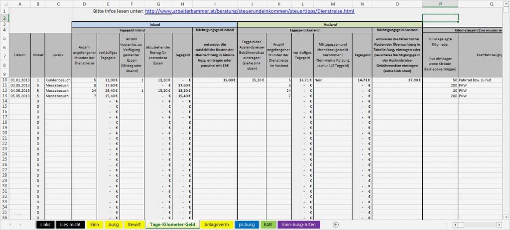 Einnahmen Ausgaben Vorlage Pdf Erstaunlich Excel Vorlage Ear Für Kleinunternehmer Österreich