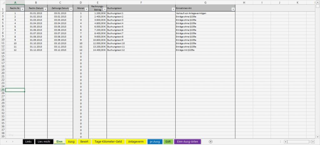 Einnahmen Ausgaben Vorlage Zum Ausdrucken Erstaunlich Excel Vorlage Ear Für Kleinunternehmer Österreich