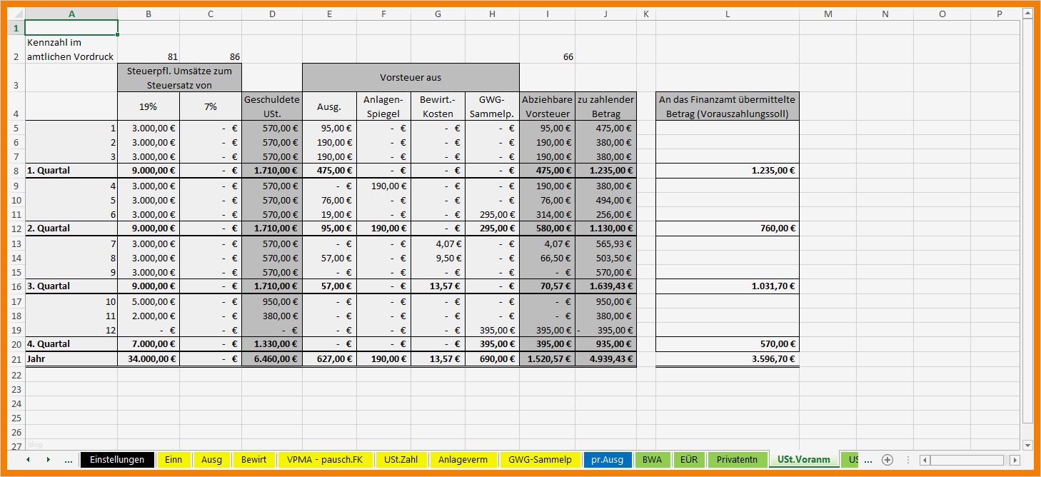 Einnahmen überschuss Rechnung Vorlage Kleinunternehmer Kostenlos Süß 8 Einnahmen überschuss Rechnung Excel