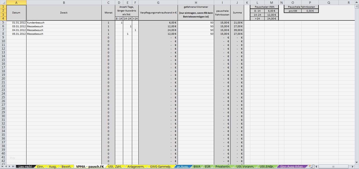 Einnahmenüberschussrechnung Excel Vorlage Kostenlos Hübsch Excel Vorlage Einnahmenüberschussrechnung EÜr 2013