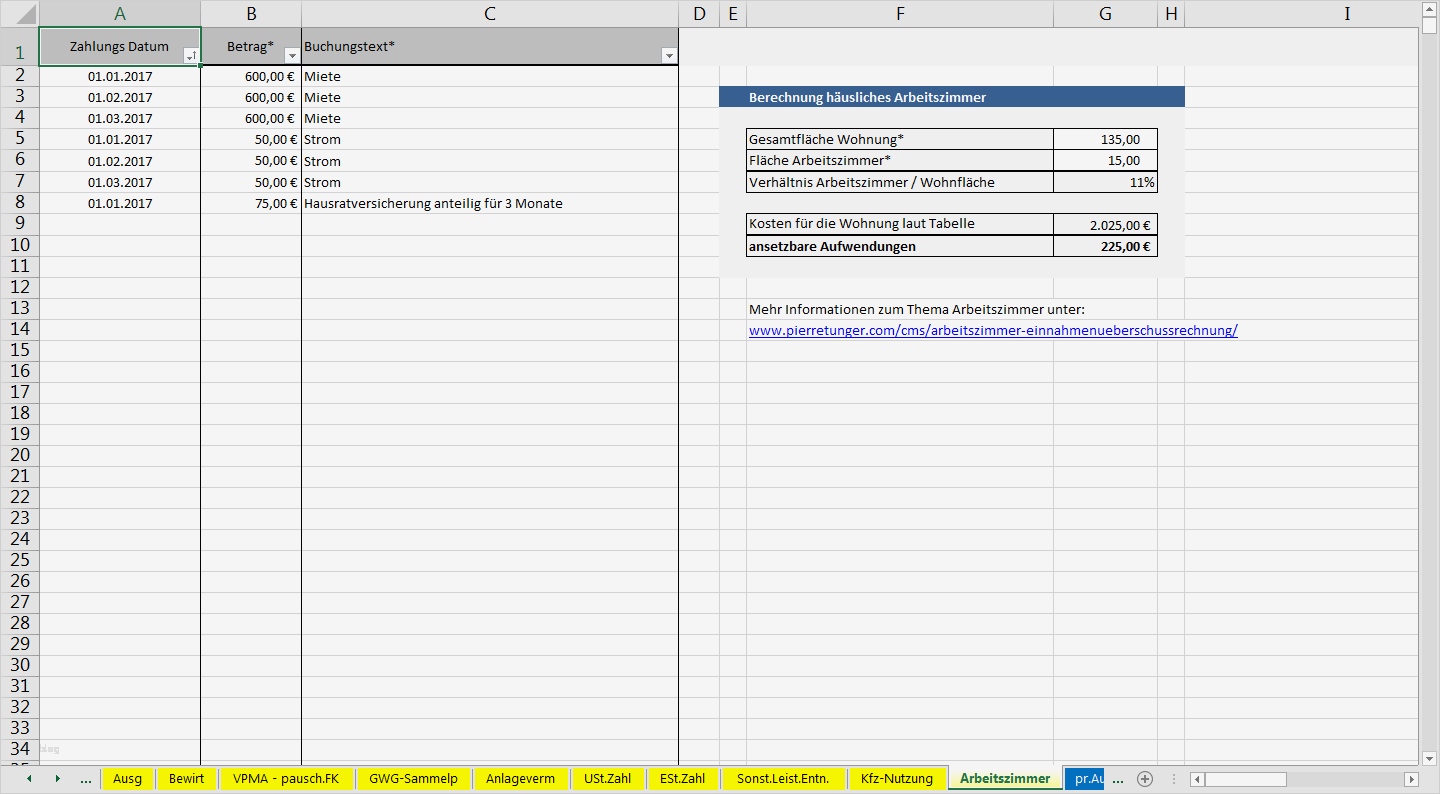 Einnahmenüberschussrechnung Excel Vorlage Kostenlos Schönste Excel Vorlage Einnahmenüberschussrechnung EÜr Pierre