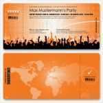 Eintrittskarte Vorlage Fabelhaft Einladungskarten Als Eintrittskarte Festivalticket Bestellen