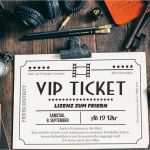 Eintrittskarten Selber Machen Vorlage Elegant Kostenloses Vip Kinoticket Zum Ausdrucken