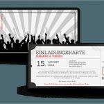 Eintrittskarten Selber Machen Vorlage Erstaunlich Einladung Eintrittskarte Festival Selbst Gestalten