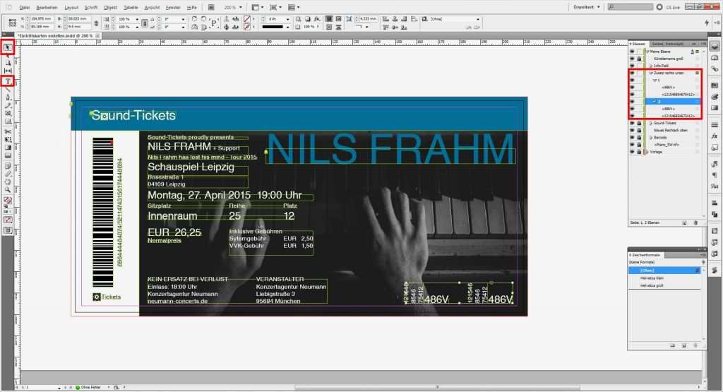 Eintrittskarten Selber Machen Vorlage Neu Indesign Tutorial Eintrittskarten Erstellen Saxoprint
